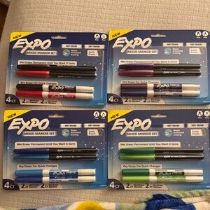 Expo Mixed Marker Set - 4 Pack